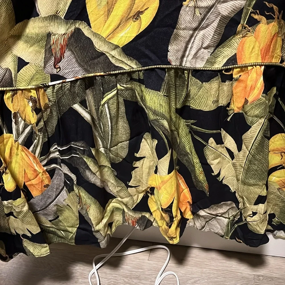 FARM Rio Black and Yellow Tropical Maxi Dress - Picture 5 of 10